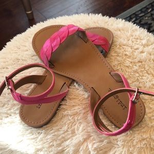 Pink Ankle Strap Sandal